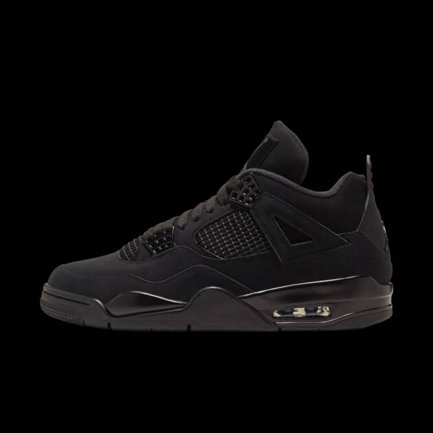 Air Jordan 4 Retro “Black Cat” – Black/Light Graphite