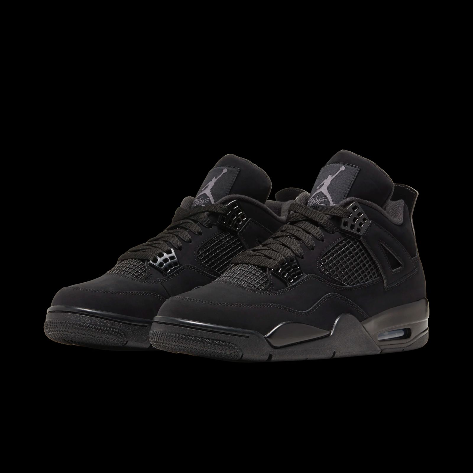 Air Jordan 4 Retro “Black Cat” – Black/Light Graphite - Image 2