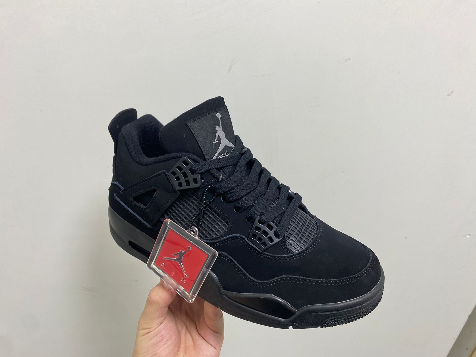 Air Jordan 4 Retro “Black Cat” – Black/Light Graphite - Image 4