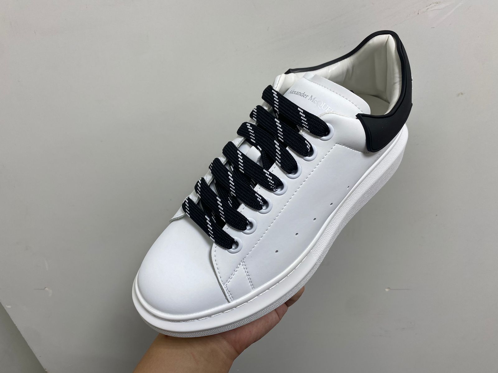 Alexander McQueen Oversized Sneaker – White/Black - Image 5