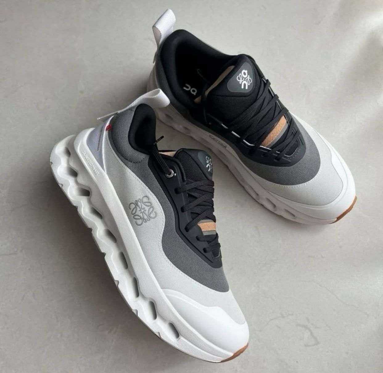LOEWE x On Cloudtilt 2 – Black/White/Gum - Image 2