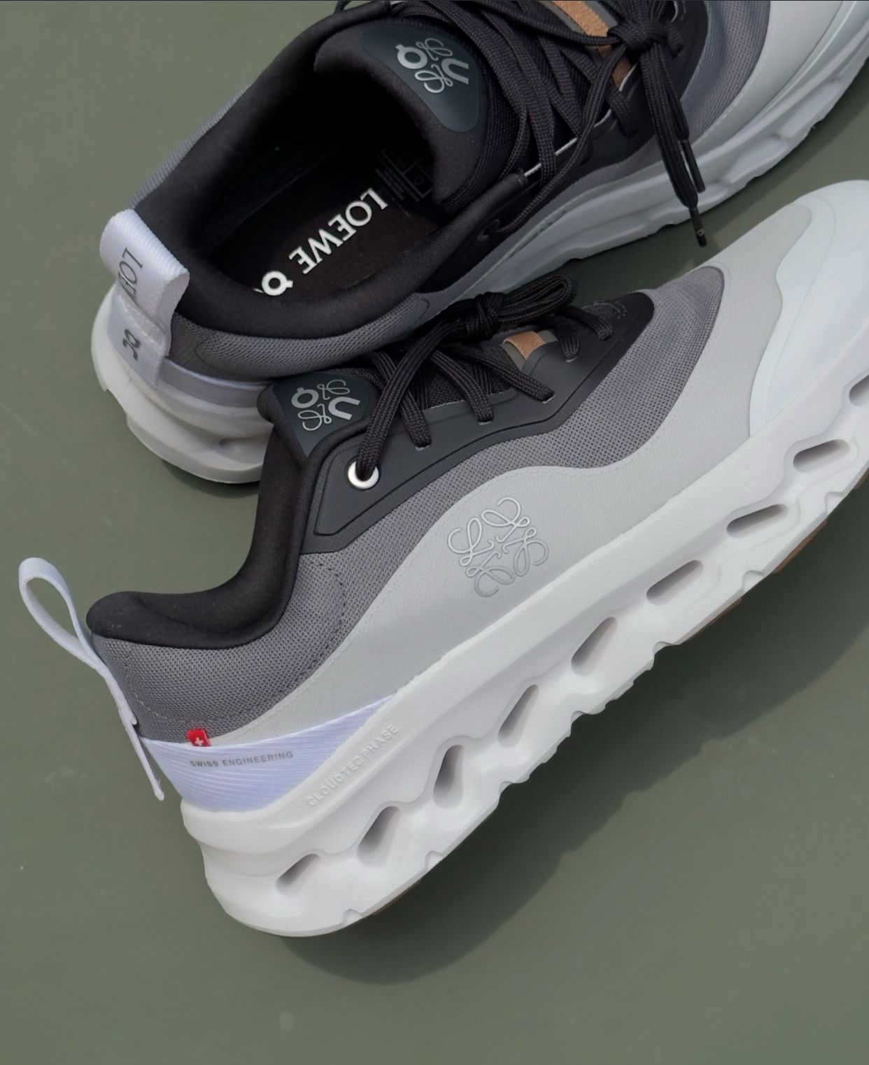 LOEWE x On Cloudtilt 2 – Black/White/Gum - Image 3
