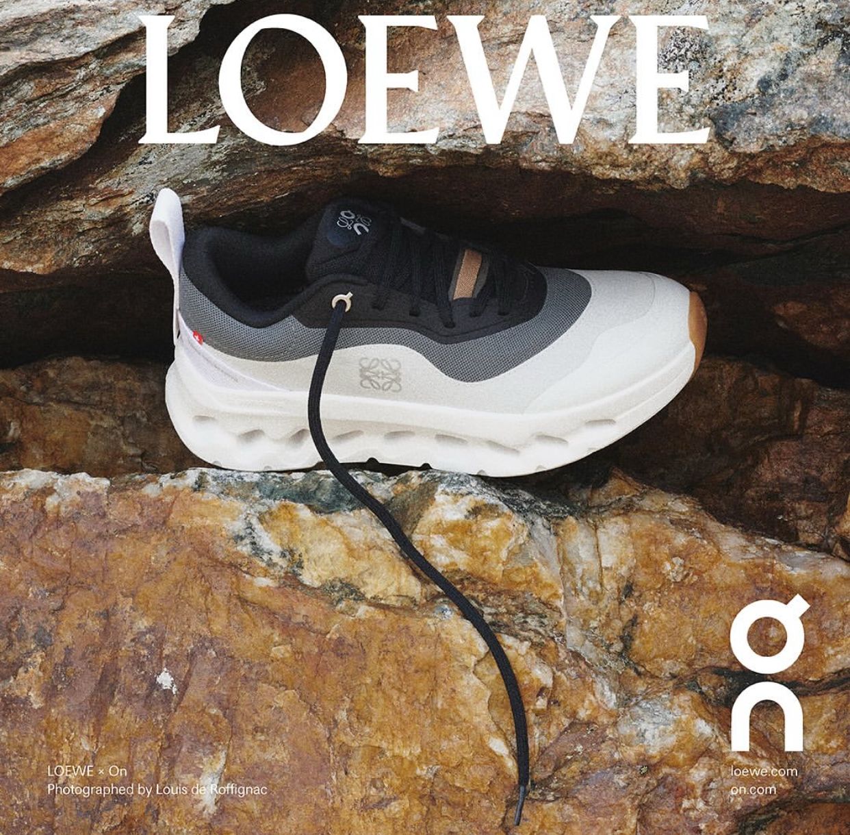 LOEWE x On Cloudtilt 2 – Black/White/Gum - Image 4