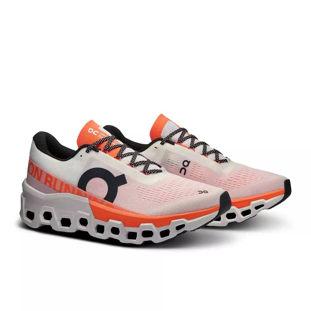 On Cloudmonster 2 – White/Orange - Image 5