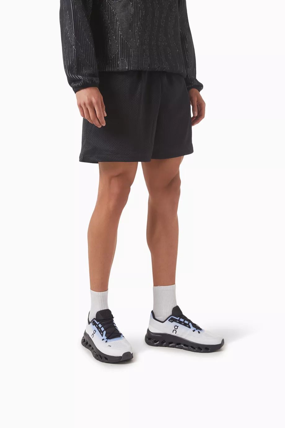 On Cloudtilt – White/Black/Blue Mesh - Image 4